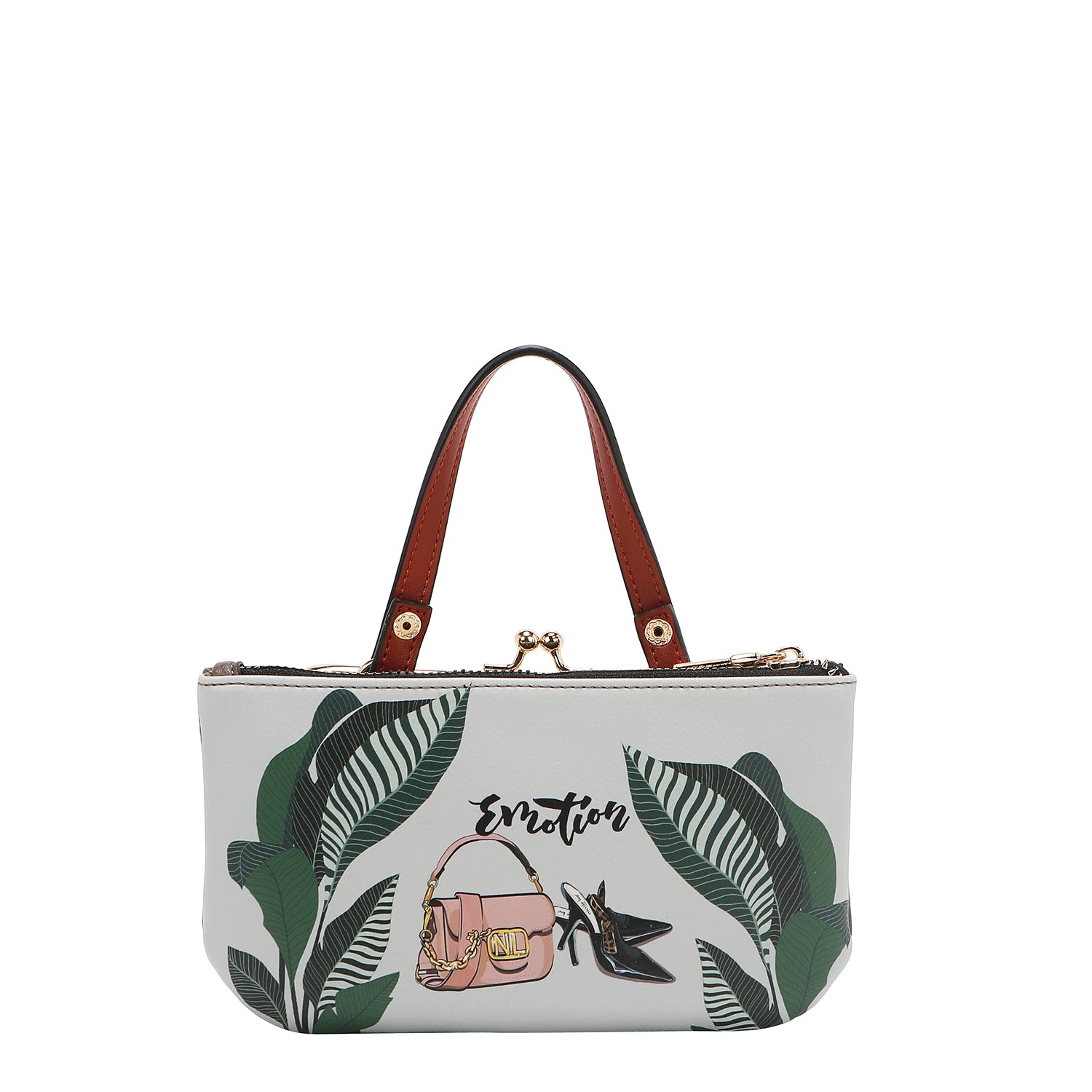 MEDIUM FRAME TOP-HANDLE PURSE