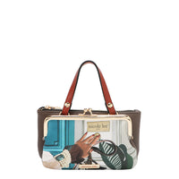 MEDIUM FRAME TOP-HANDLE PURSE