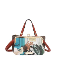 MEDIUM FRAME TOP-HANDLE PURSE