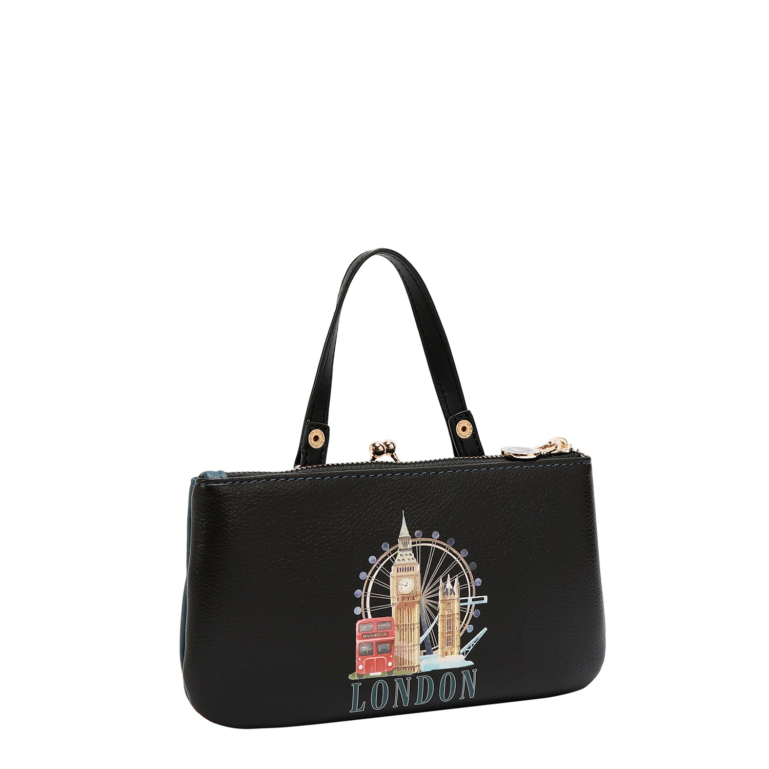 MEDIUM FRAME TOP-HANDLE PURSE