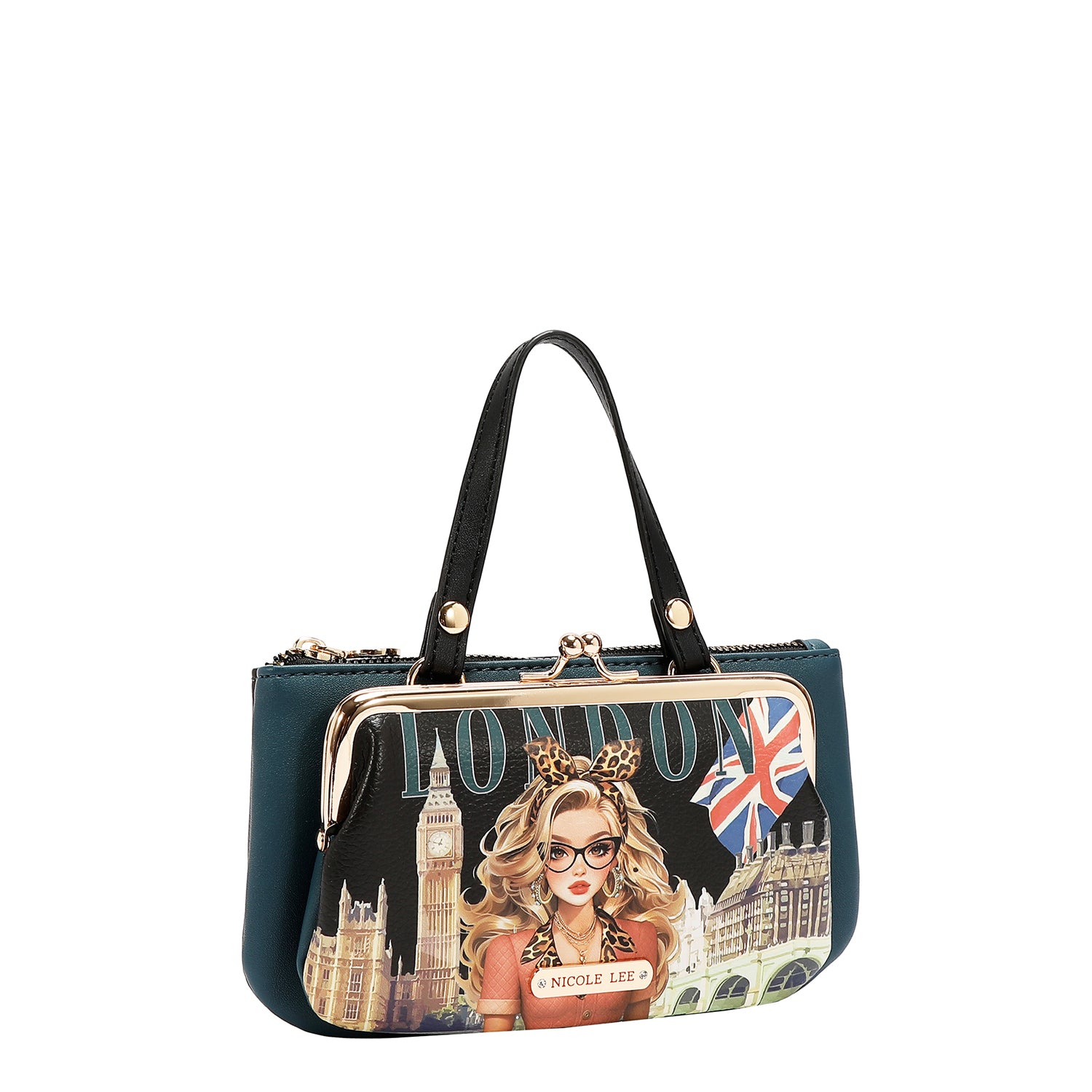 MEDIUM FRAME TOP-HANDLE PURSE