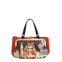MEDIUM FRAME TOP-HANDLE PURSE