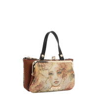 MEDIUM FRAME TOP-HANDLE PURSE