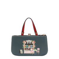 MEDIUM FRAME TOP-HANDLE PURSE