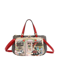MEDIUM FRAME TOP-HANDLE PURSE