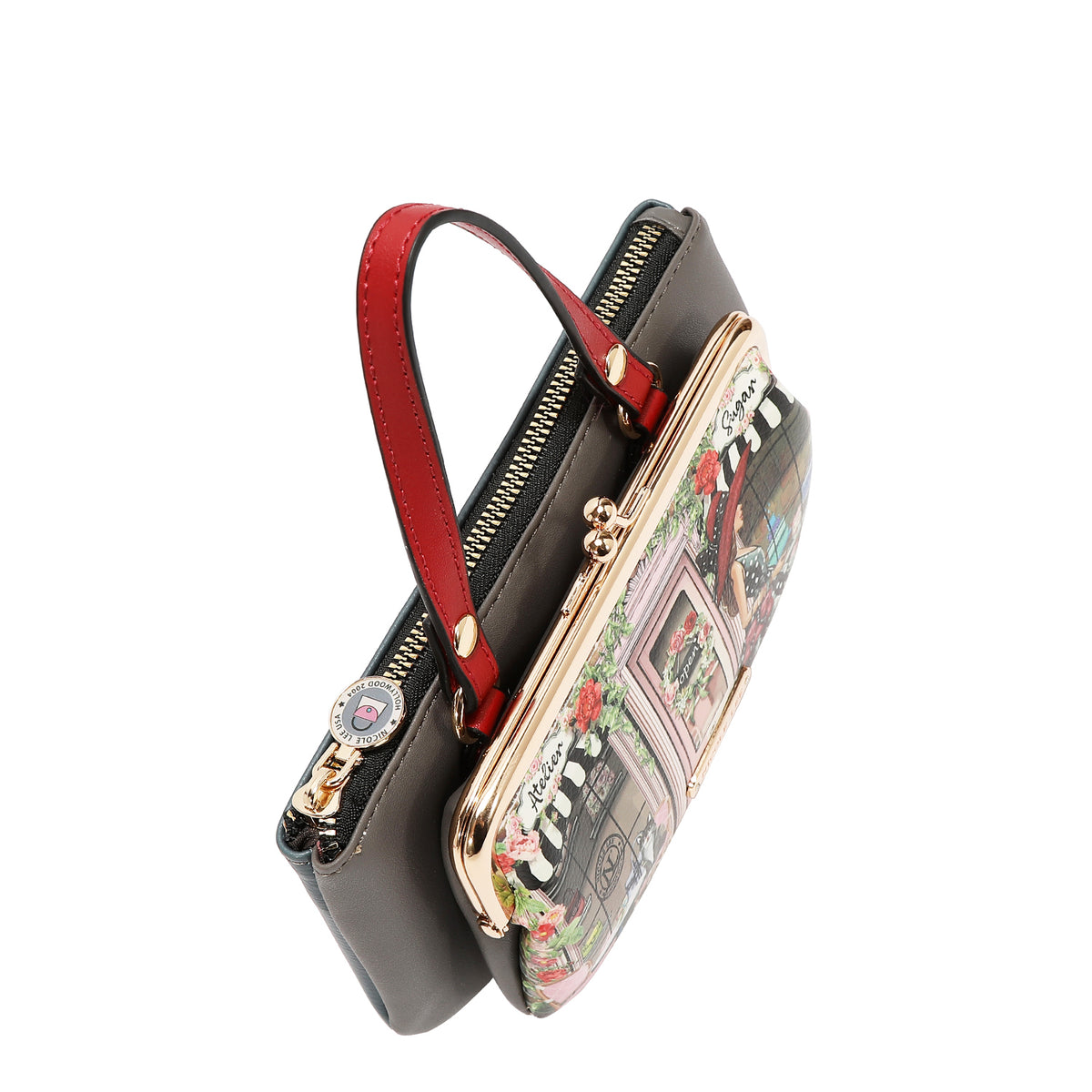MEDIUM FRAME TOP-HANDLE PURSE