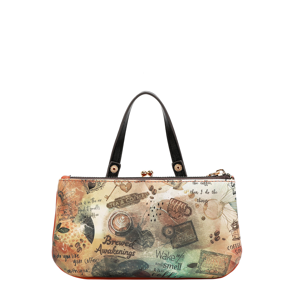 MEDIUM FRAME TOP-HANDLE PURSE