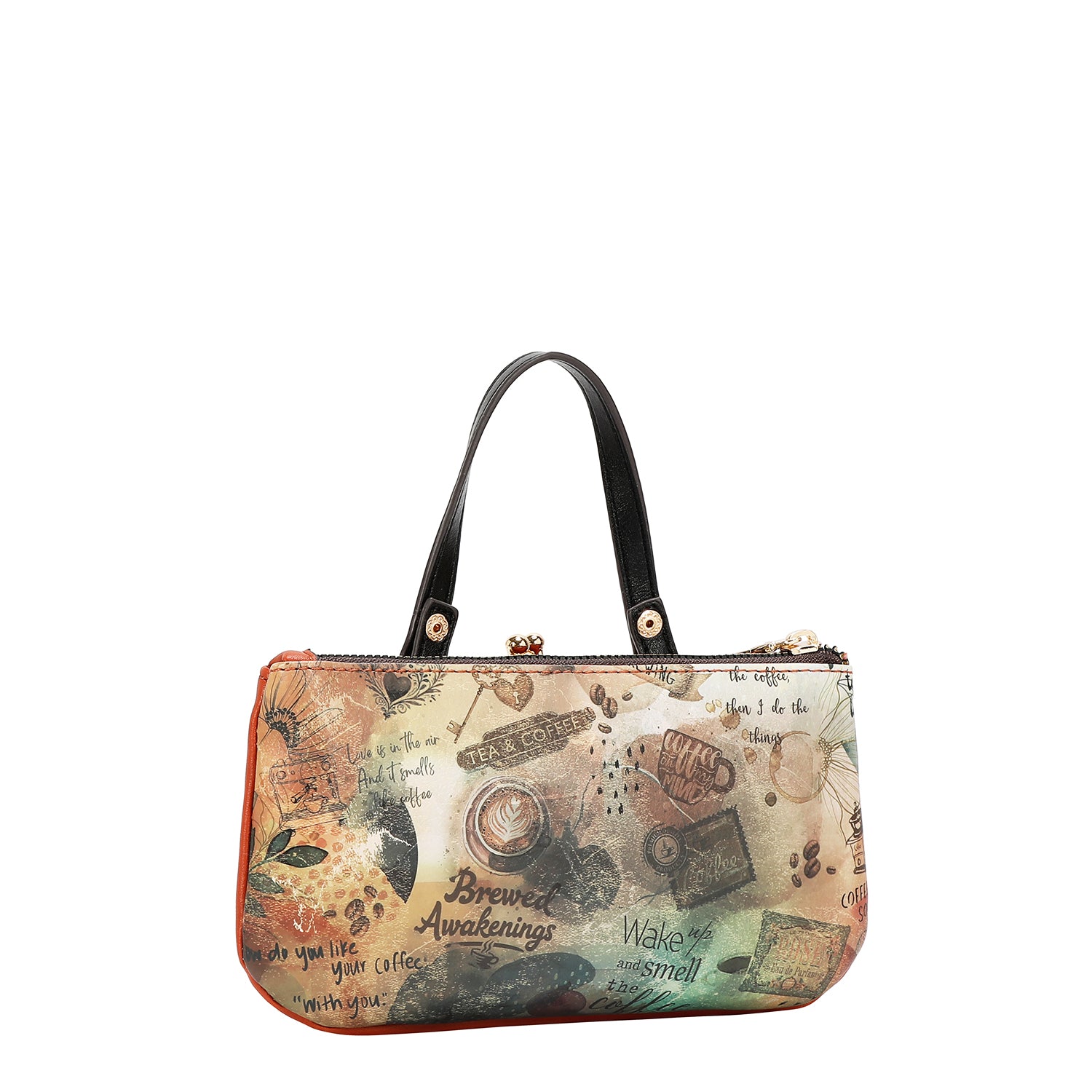 MEDIUM FRAME TOP-HANDLE PURSE