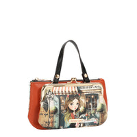 MEDIUM FRAME TOP-HANDLE PURSE