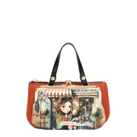 MEDIUM FRAME TOP-HANDLE PURSE