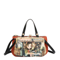 MEDIUM FRAME TOP-HANDLE PURSE