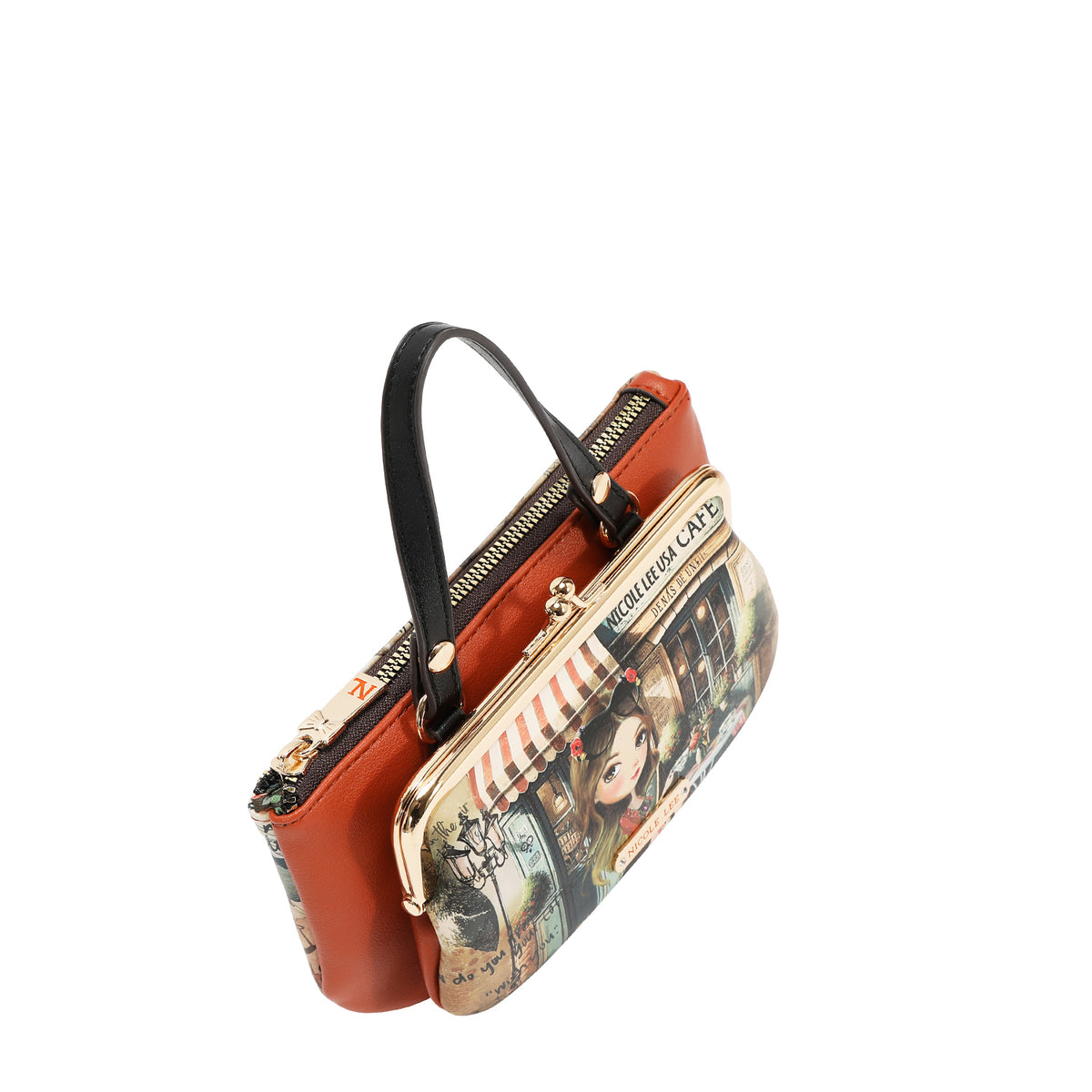 MEDIUM FRAME TOP-HANDLE PURSE