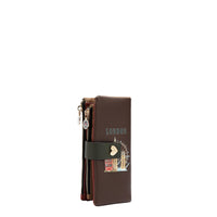 SNAP CLOSURE LAYERED WALLET