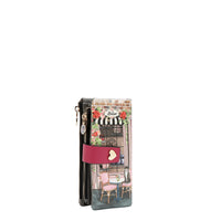 SNAP CLOSURE LAYERED WALLET