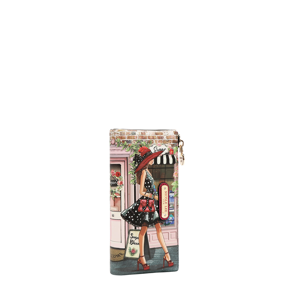 SNAP CLOSURE LAYERED WALLET