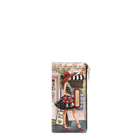 SNAP CLOSURE LAYERED WALLET