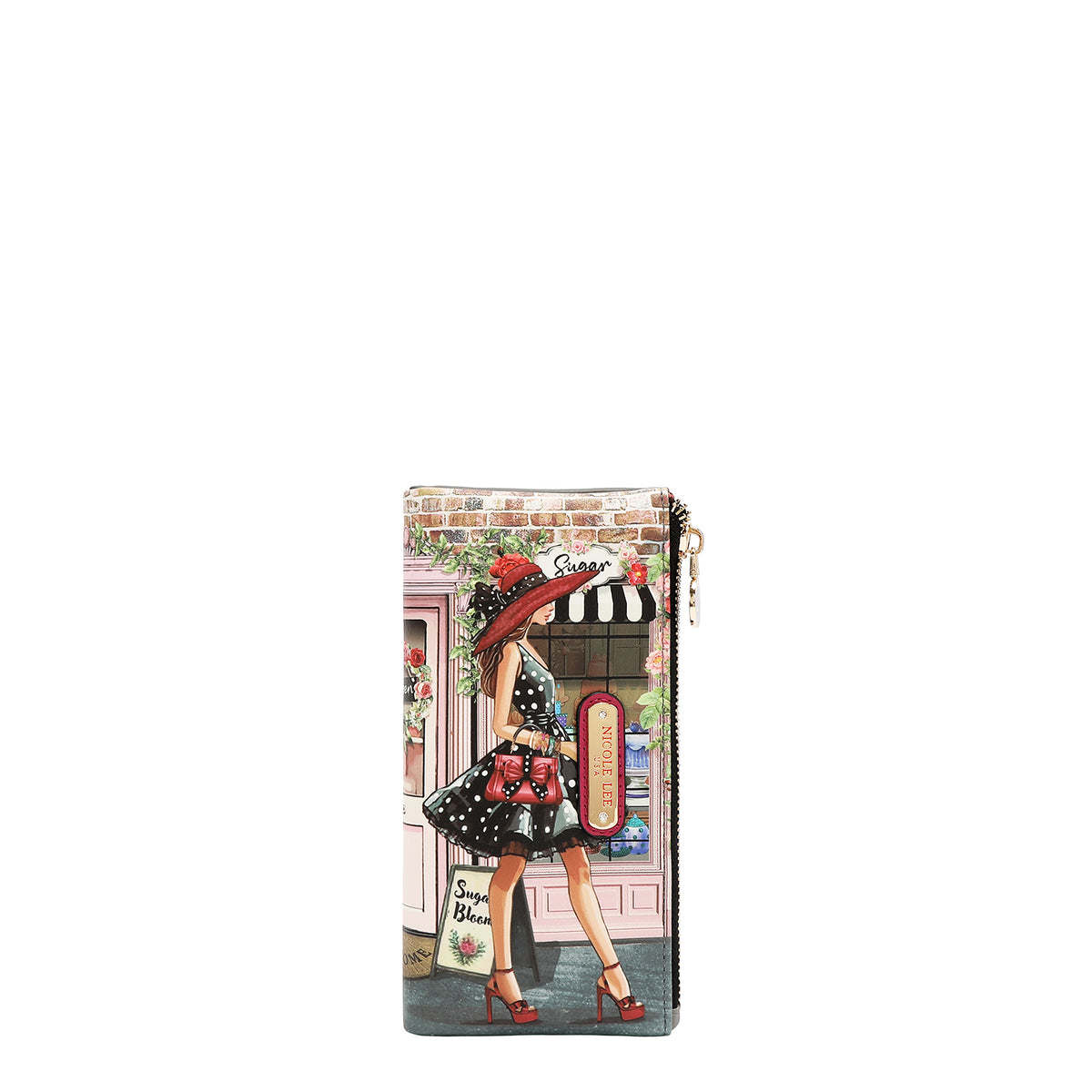 SNAP CLOSURE LAYERED WALLET