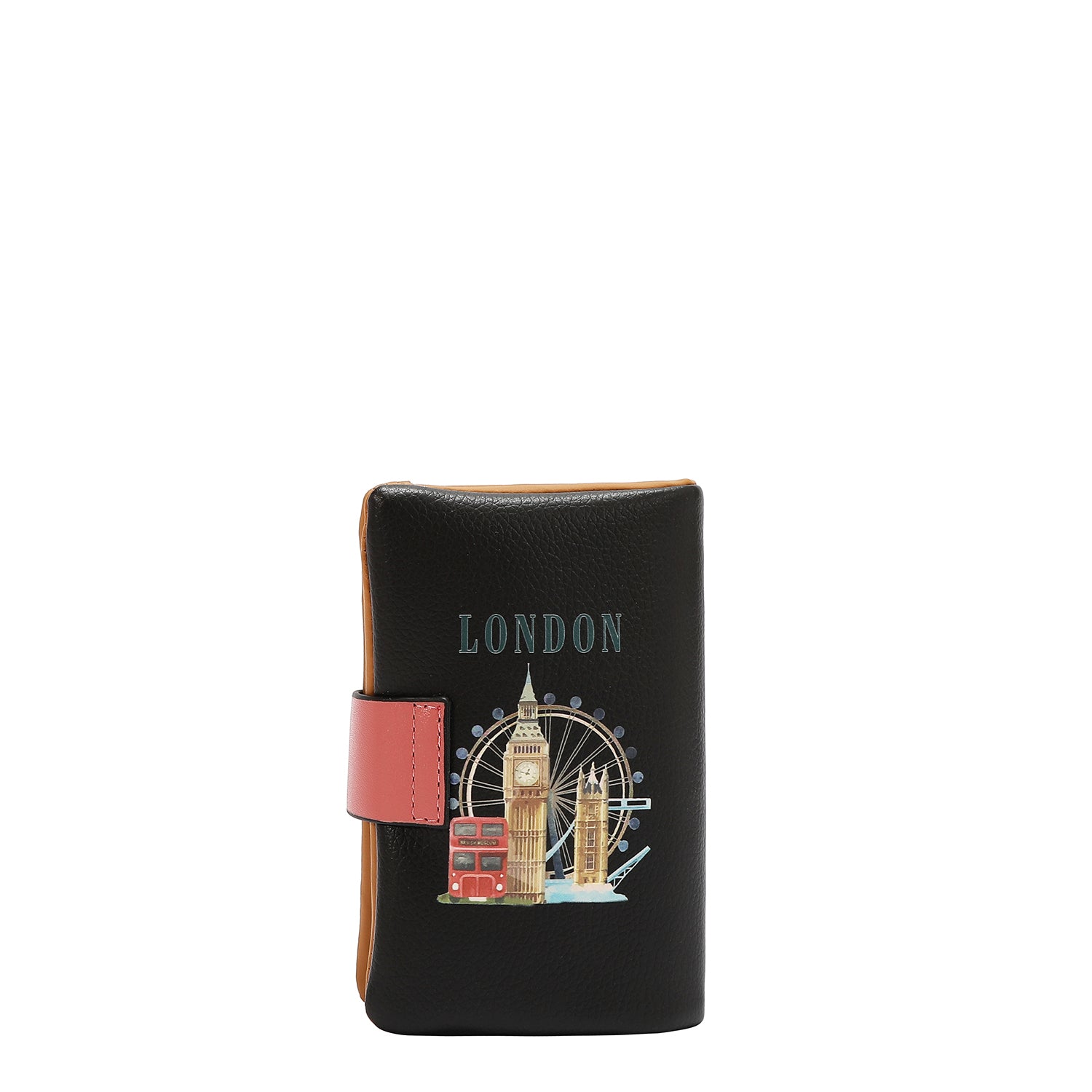SMALL SNAP CLOSURE LAYERED WALLET
