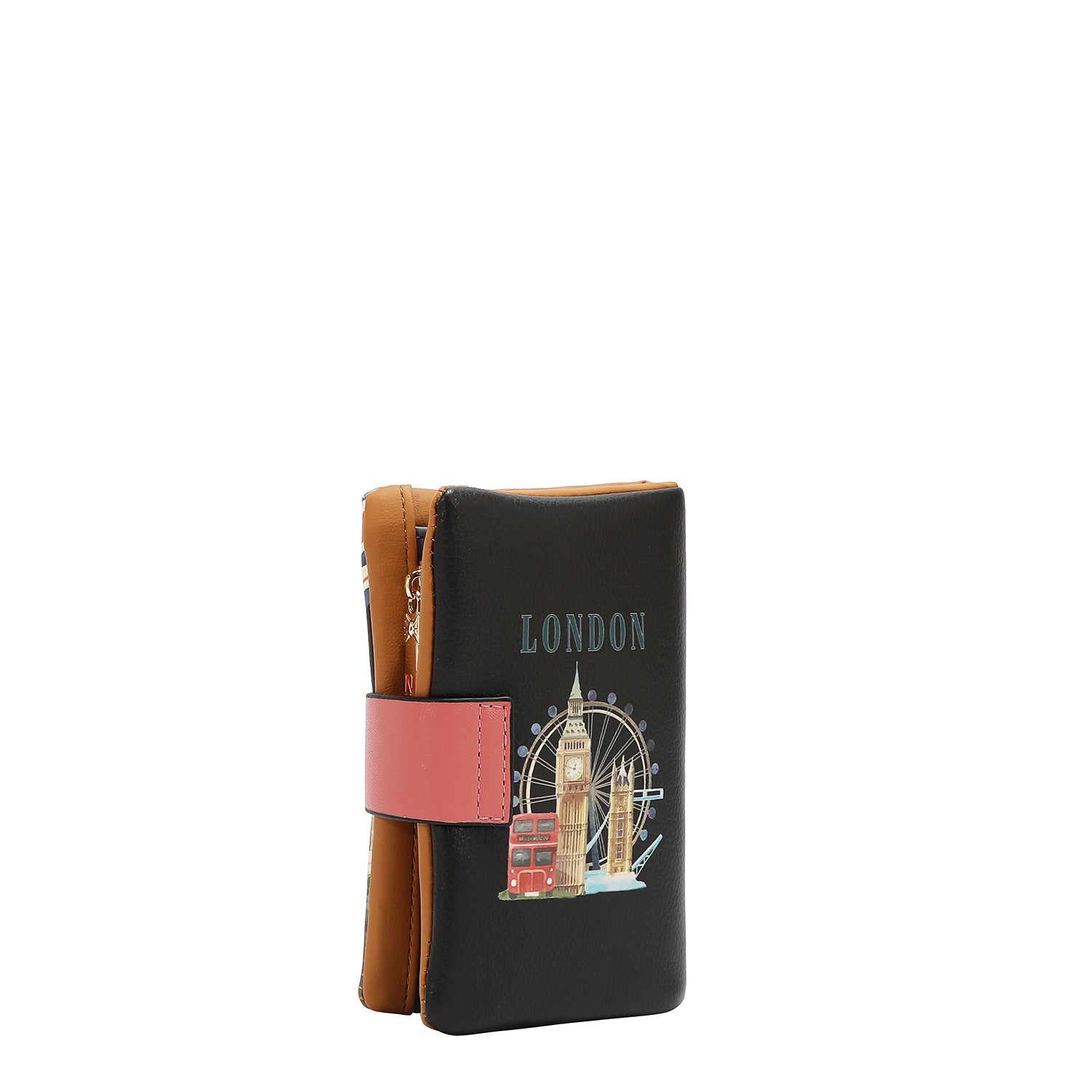 SMALL SNAP CLOSURE LAYERED WALLET