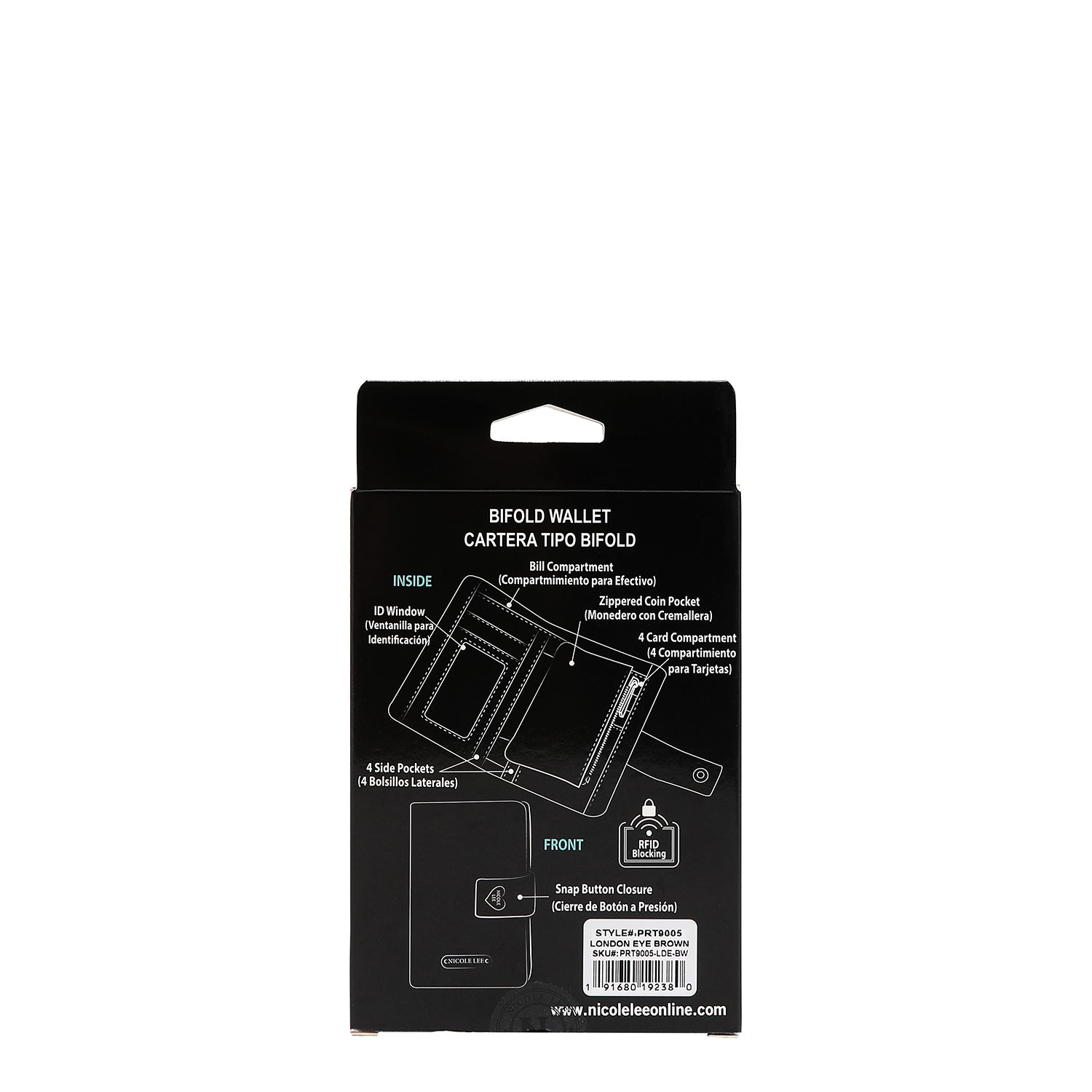 SMALL SNAP CLOSURE LAYERED WALLET