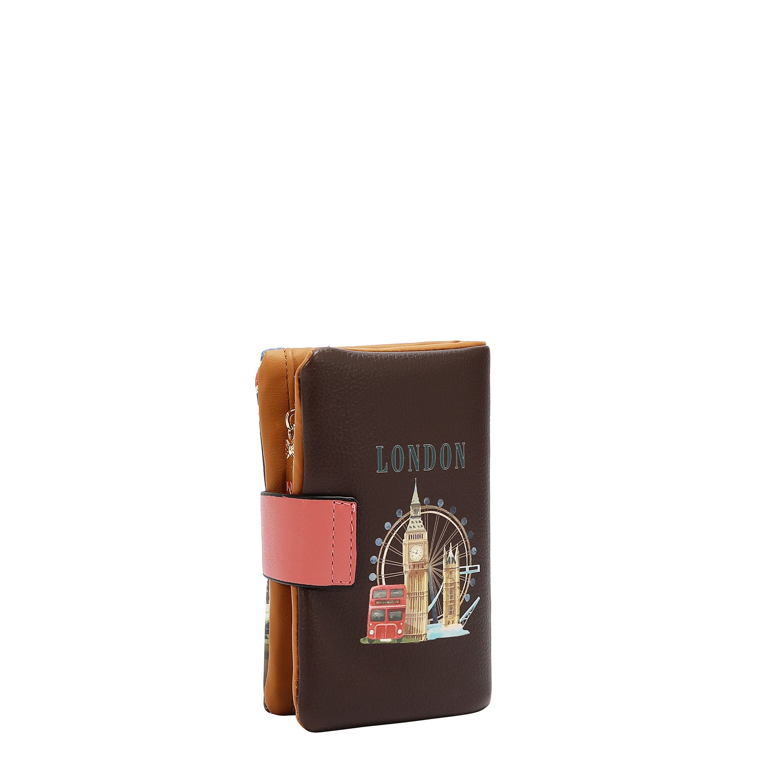 SMALL SNAP CLOSURE LAYERED WALLET