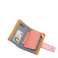 SMALL SNAP CLOSURE LAYERED WALLET