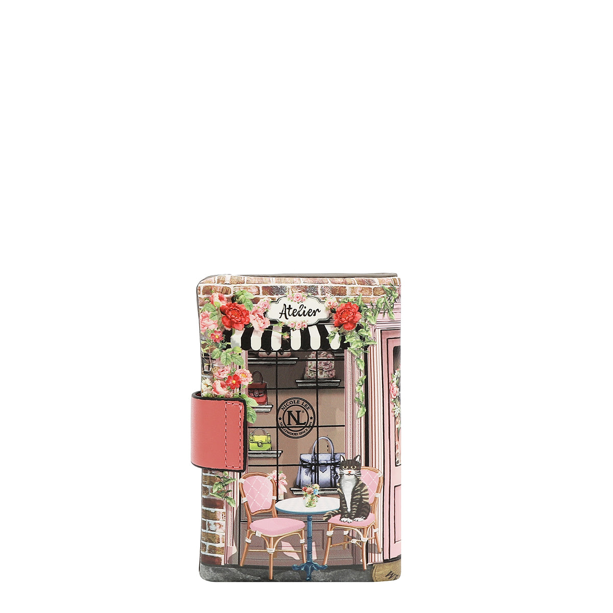 SMALL SNAP CLOSURE LAYERED WALLET