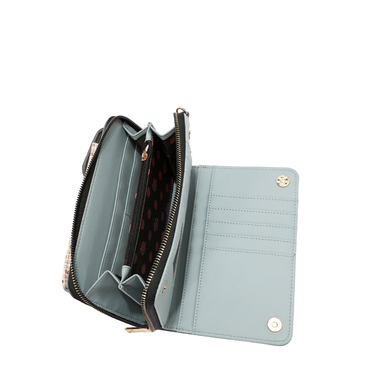 NL MULTI-COMPARTMENT PHONE WALLET CROSSBODY