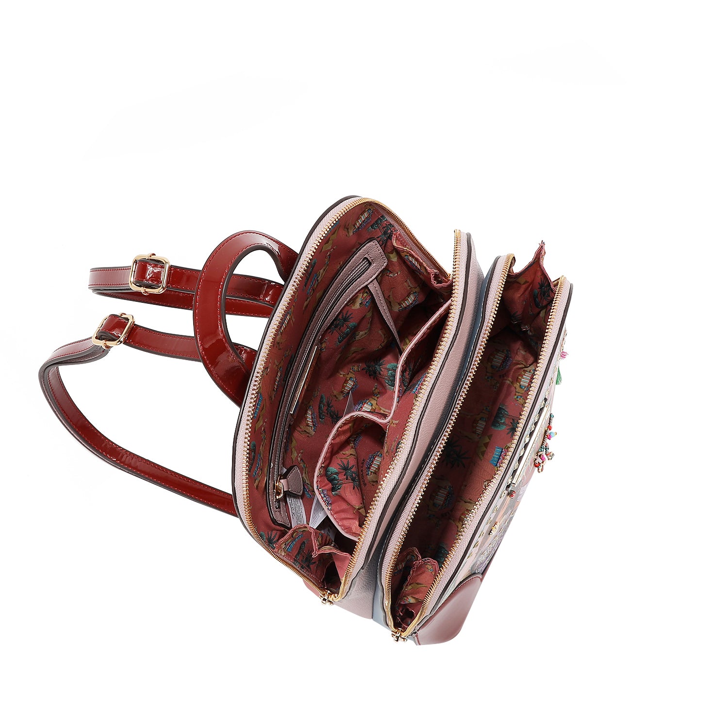 Queen Cleopatra Backpack with Adjustable, Dual Shoulder Straps