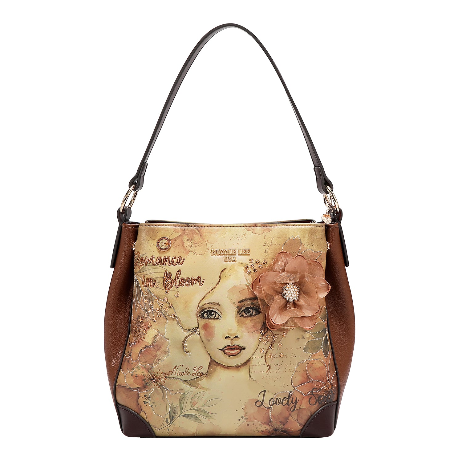 アンリークイール／LOVE LEATHER The Reflection Of Love Handbag with Embellishments. – Nicole Lee