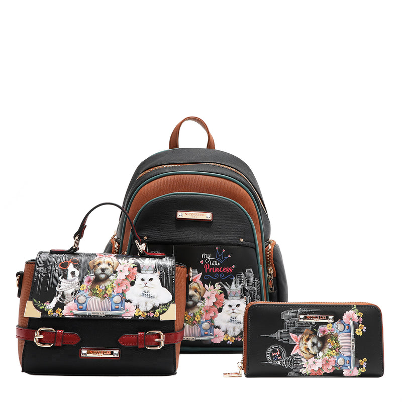 FAMLY YEARBOOK 3 PIECE SET (Backpack, Crossbody, Wallet)