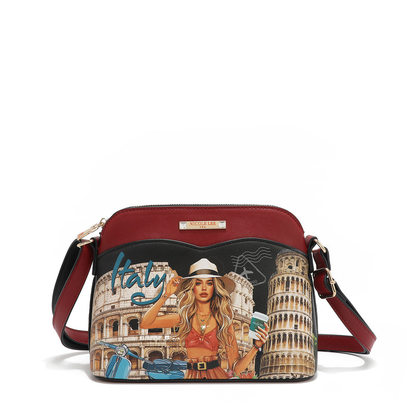 MARTHA TRAVELS ITALY 3 PIECE SET (Handbag, Crossbody, Wallet)