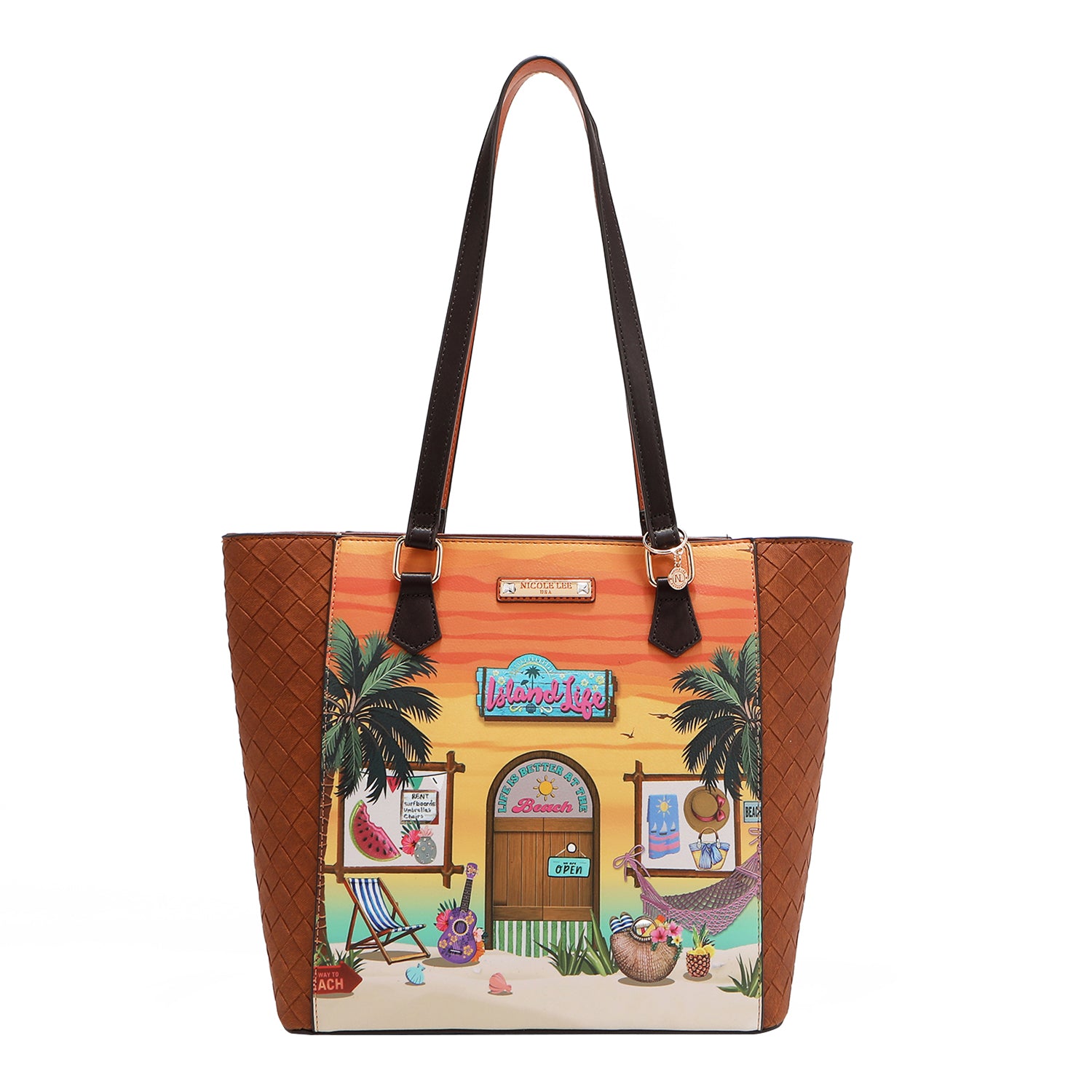 ノベルティ　バッグ Sun And Sand 3 PIECE SET 3 Piece Set with Handbag, Crossbody