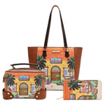 SUN AND SAND 3 PIECE SET (Handbag, Crossbody, Wallet)