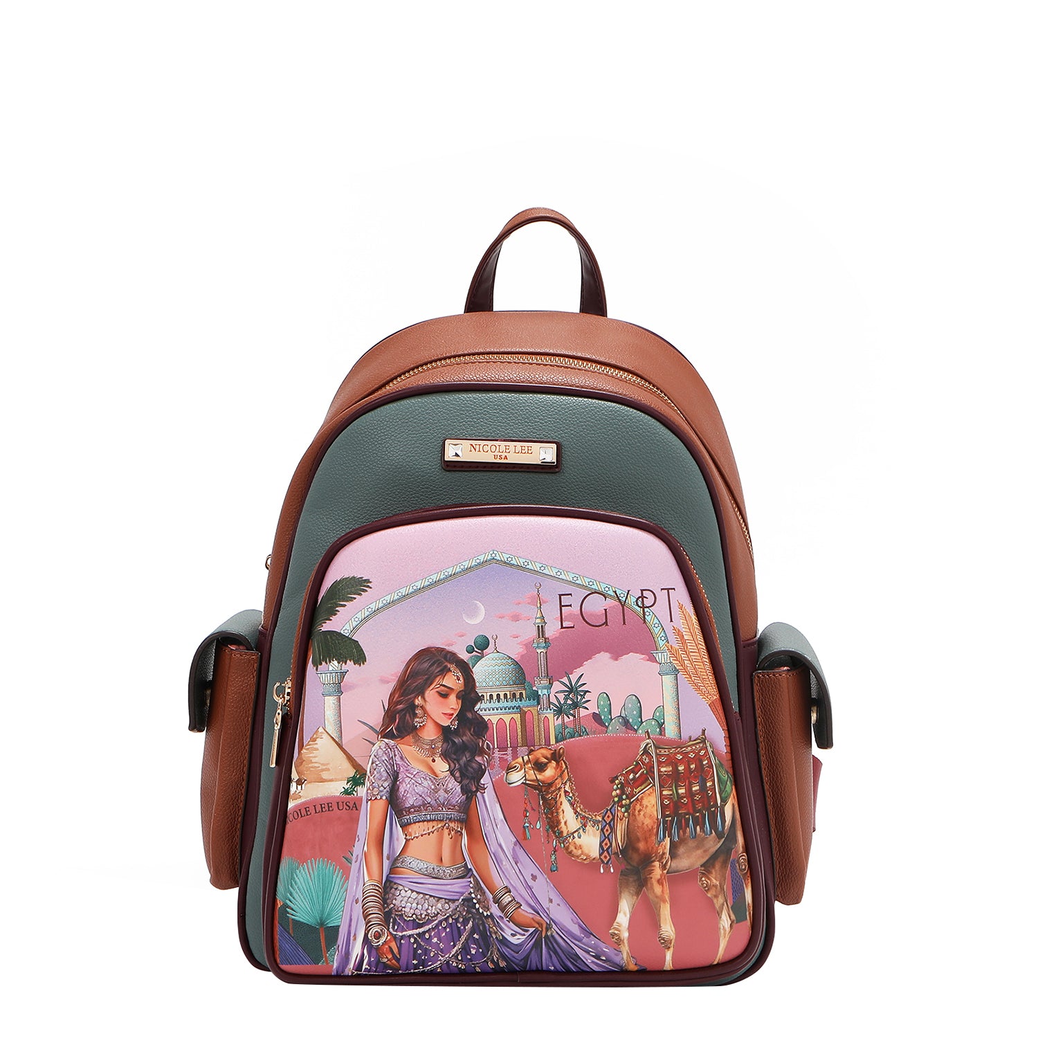 Queen Cleopatra 3 PIECE SET 3 Piece Set with Backpack, Crossbody