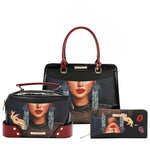 SAMANTHA LA BELLEZA 3 PIECE SET (TOTE, CROSSBODY, WALLET)