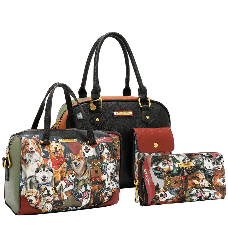 BEST SMILE 3 PIECE SET (Handbag, Crossbody, Wallet)