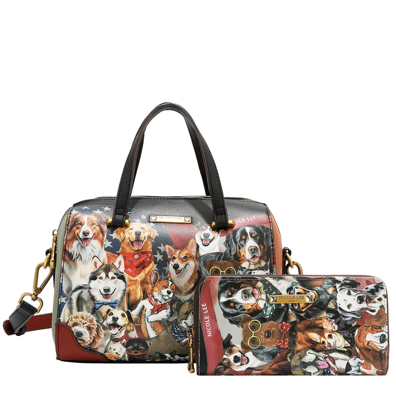 BEST SMILE 3 PIECE SET (Handbag, Crossbody, Wallet)