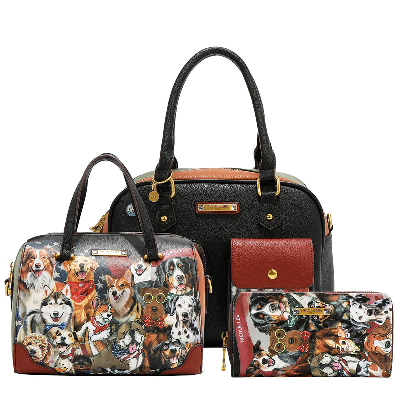 BEST SMILE 3 PIECE SET (Handbag, Crossbody, Wallet)