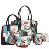 EMOTION 5PC SET (TOTE, CROSSBODY, POUCH, COINPURSE AND WALLET)