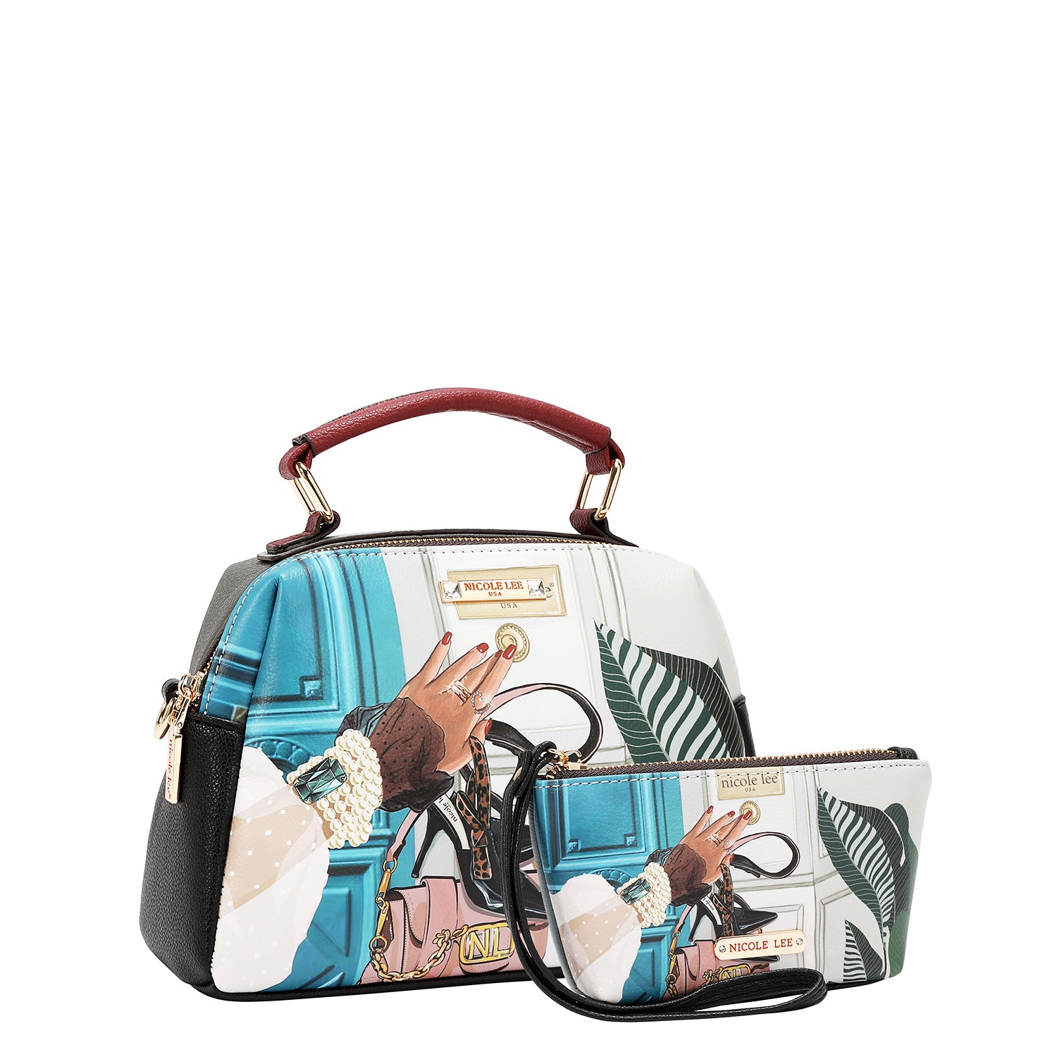 EMOTION 5PC SET (TOTE, CROSSBODY, POUCH, COINPURSE AND WALLET)