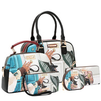 EMOTION 5PC SET (TOTE, CROSSBODY, POUCH, COINPURSE AND WALLET)
