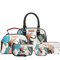 EMOTION 5PC SET (TOTE, CROSSBODY, POUCH, COINPURSE AND WALLET)
