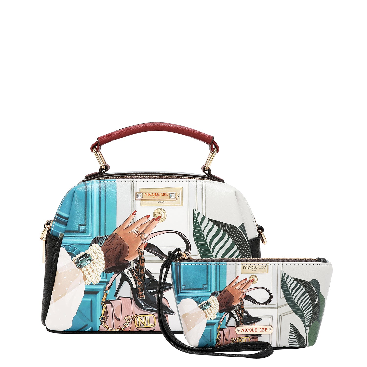 EMOTION 5PC SET (TOTE, CROSSBODY, POUCH, COINPURSE AND WALLET)