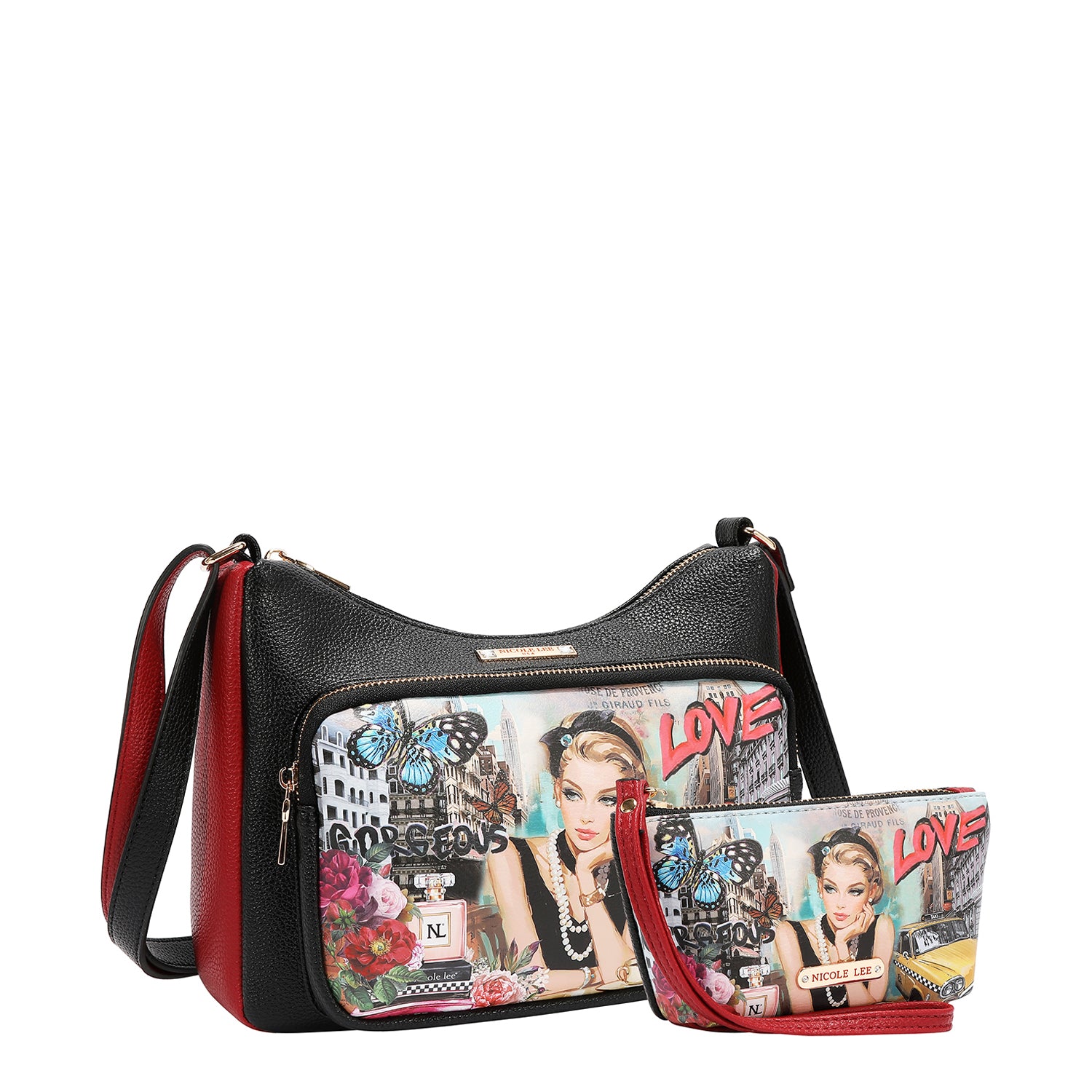 SABINA IMAGINES 5PC SET (BACKPACK, CROSSBODY, POUCH, COINPURSE, WALLET)