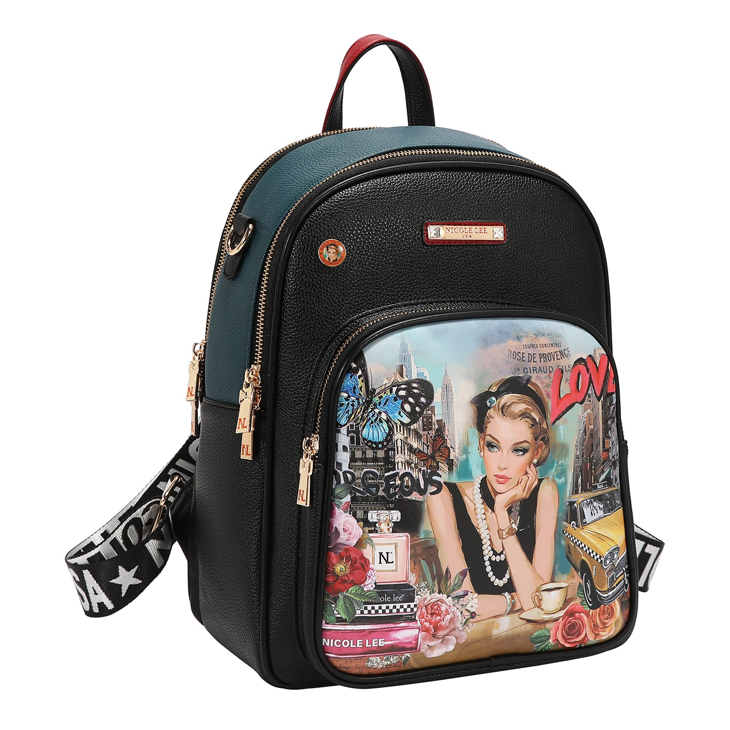 SABINA IMAGINES 5PC SET (BACKPACK, CROSSBODY, POUCH, COINPURSE, WALLET)