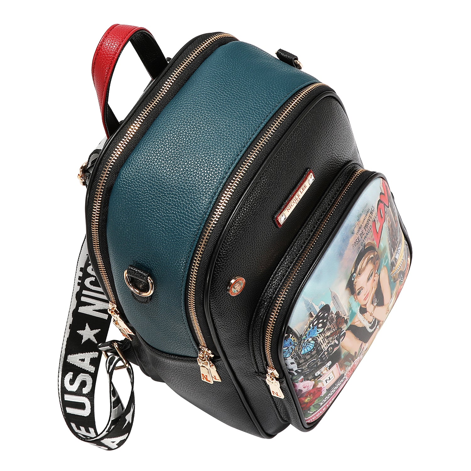 SABINA IMAGINES 5PC SET (BACKPACK, CROSSBODY, POUCH, COINPURSE, WALLET)