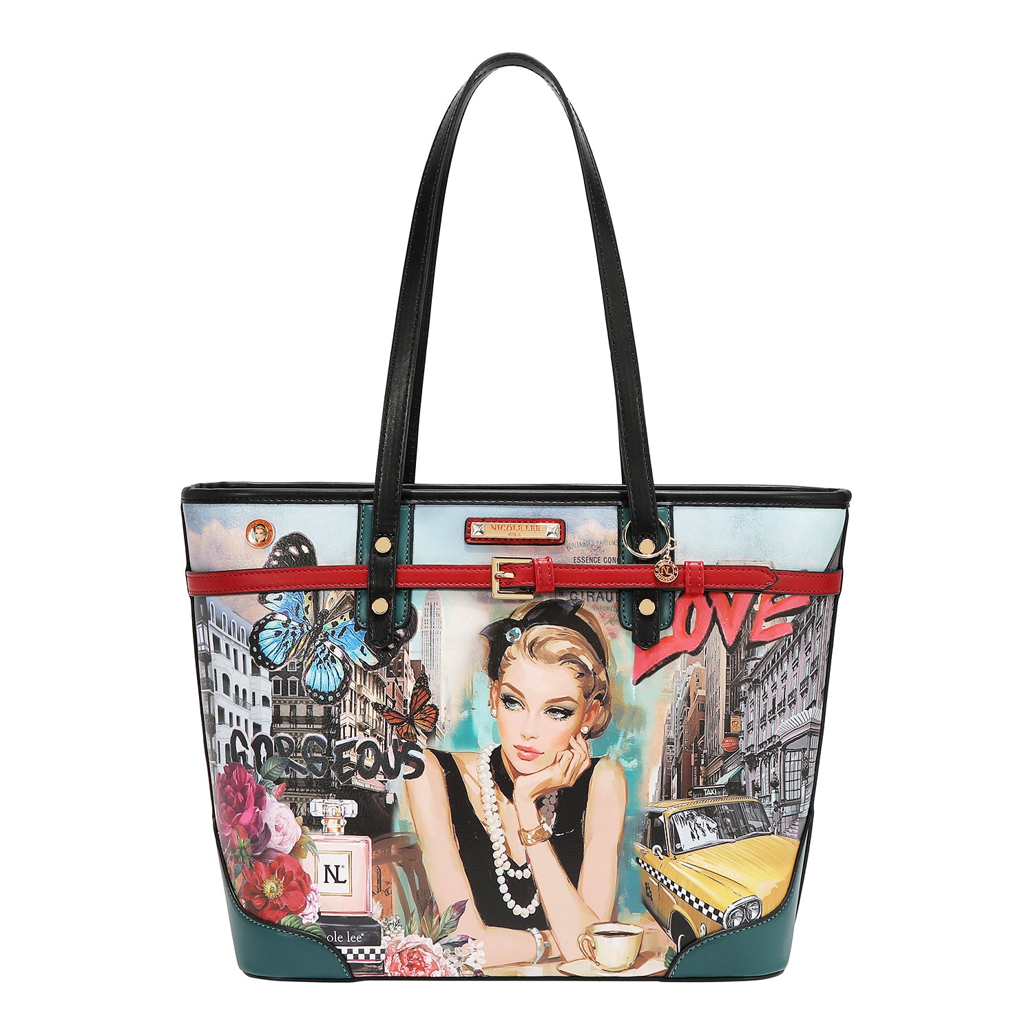 SABINA IMAGINES 5PC SET (SHOPPER BAG, CROSSBODY, POUCH, COINPURSE, WALLET)