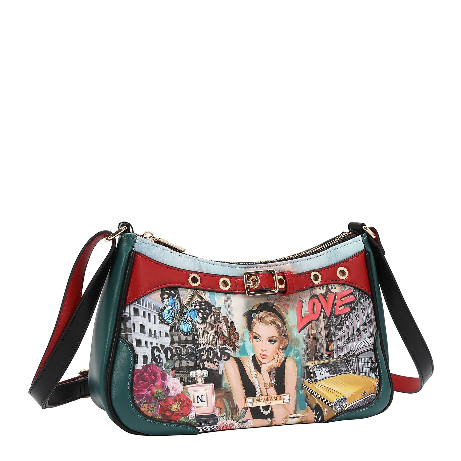 SABINA IMAGINES 5PC SET (SHOPPER BAG, CROSSBODY, POUCH, COINPURSE, WALLET)