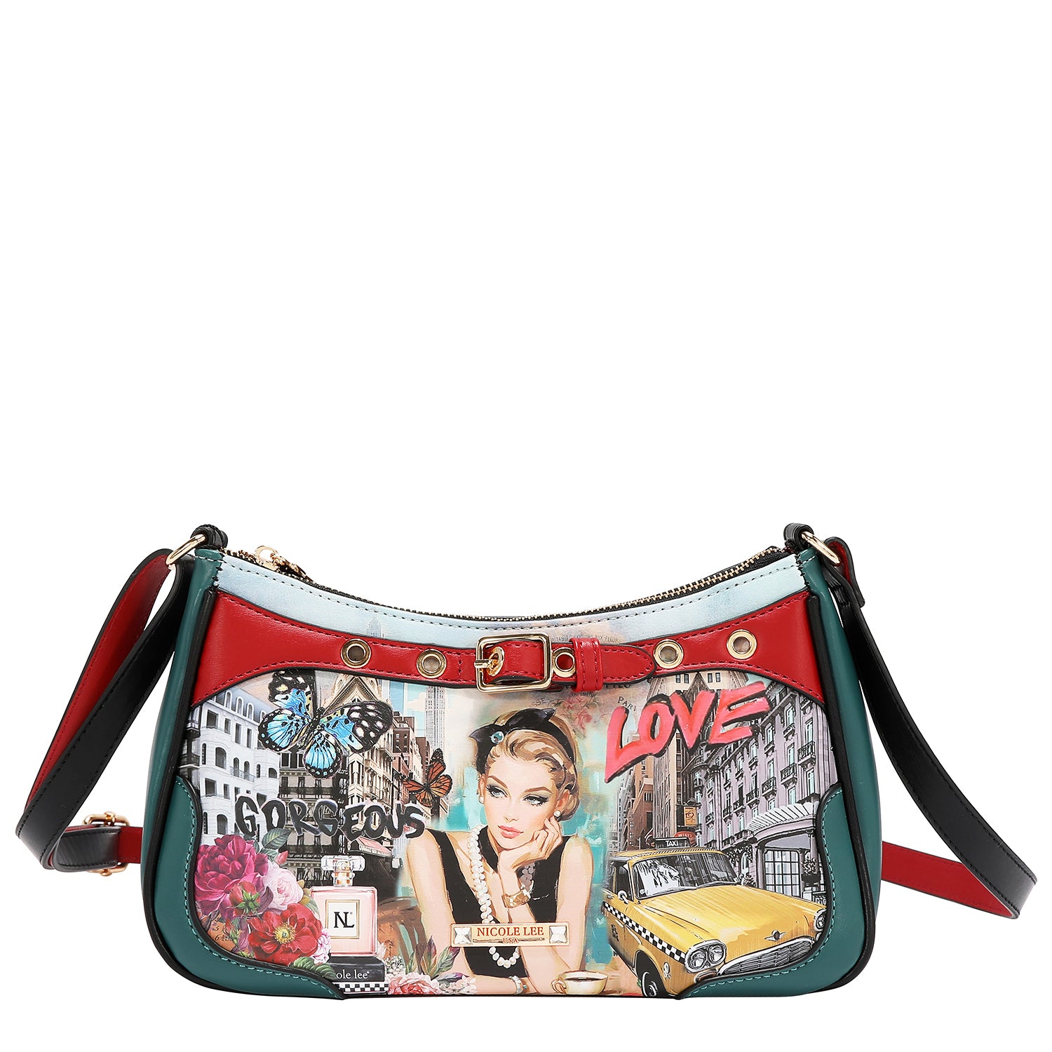 SABINA IMAGINES 5PC SET (SHOPPER BAG, CROSSBODY, POUCH, COINPURSE, WALLET)